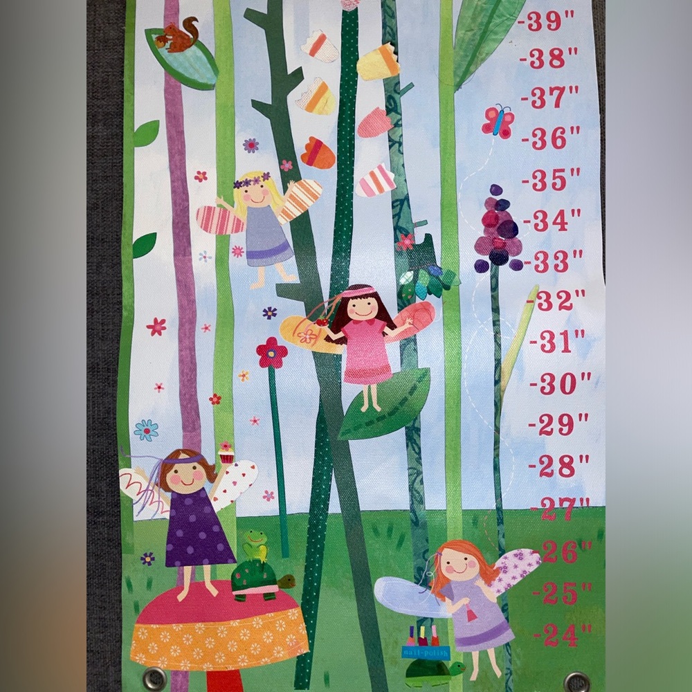 Fairies growth chart custom made by The Land of Nod now known as Crate & Kids - Picture 4 of 8